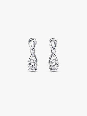 Pandora Infinite Sterling Silver Lab-grown Diamond Drop Earrings